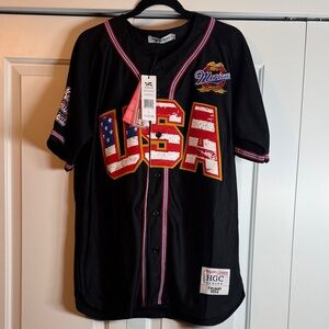 Headgear Classics Trump USA #45 Baseball Jersey